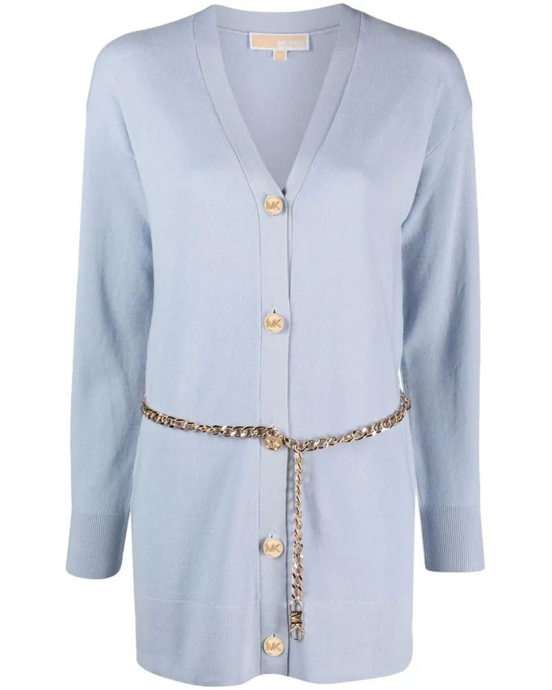 Michael Kors Gerippter Cardigan - Blau Blau