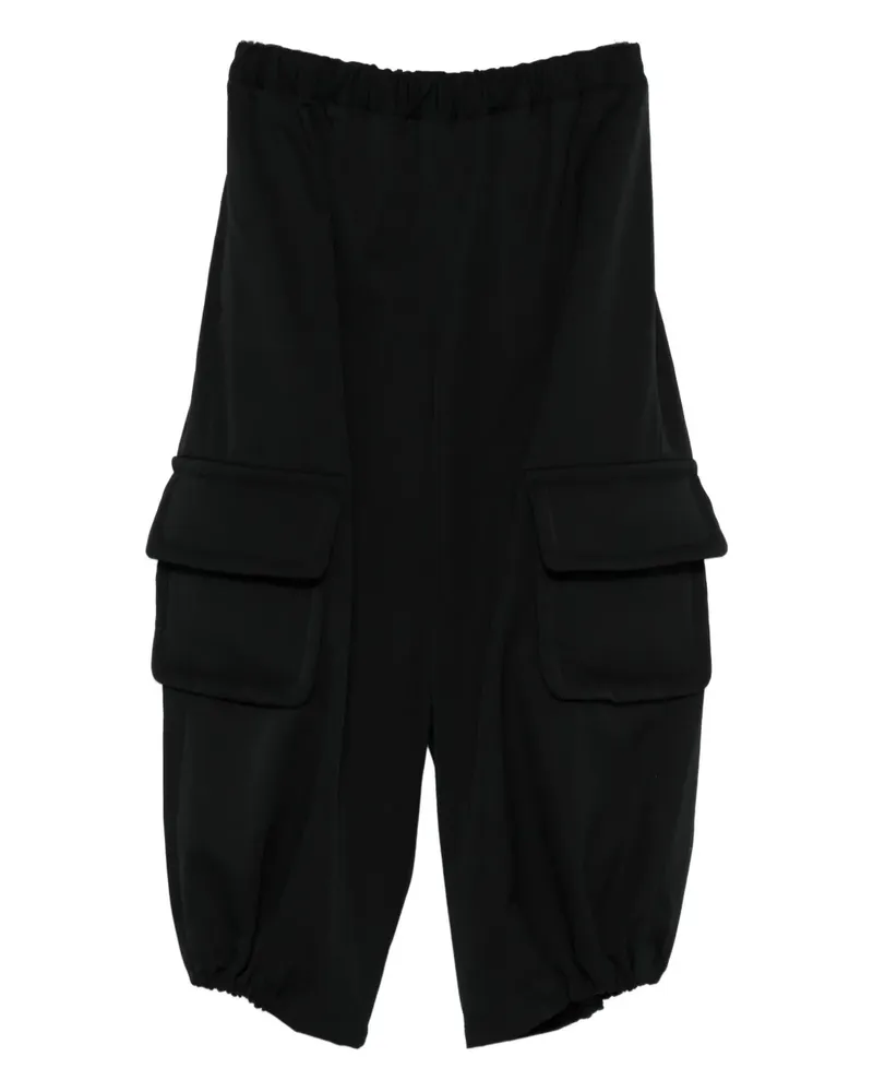 Comme des Garçons elasticated-waist cargo trousers - Schwarz Schwarz