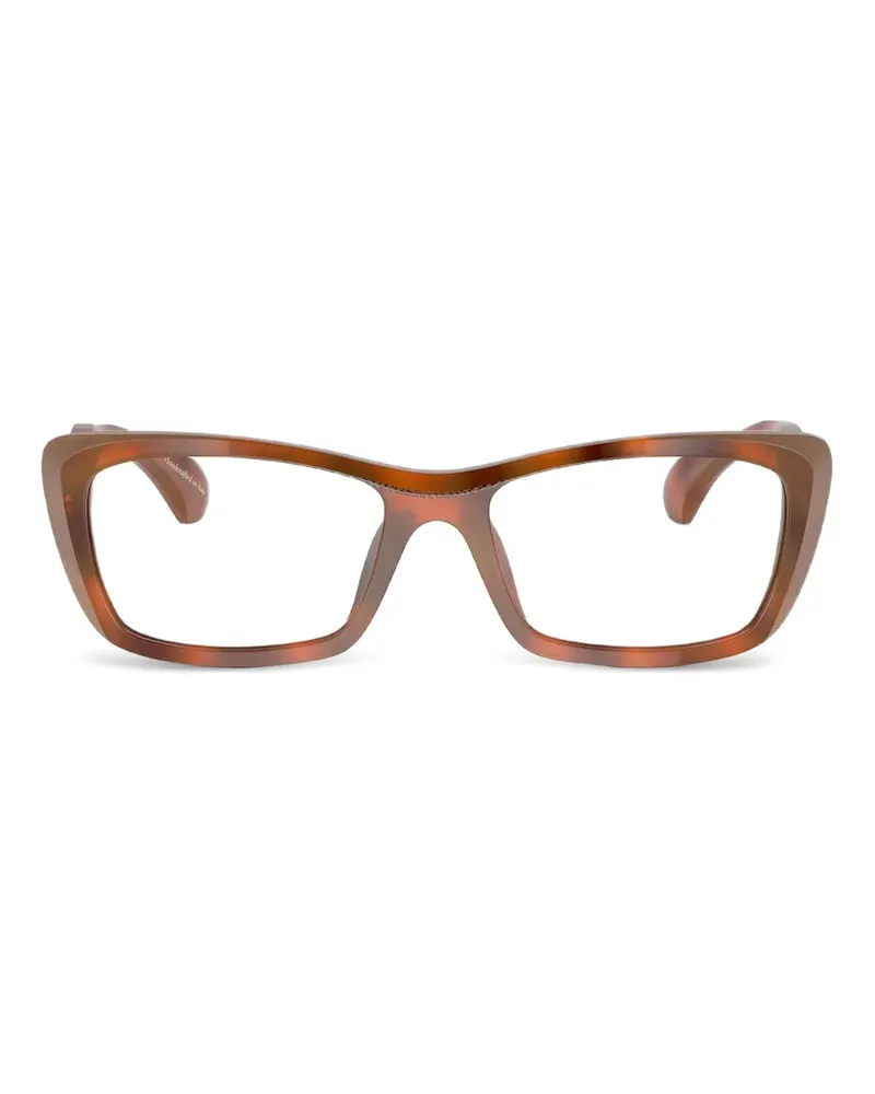 Alain Mikli Brille mit eckigem Gestell - Braun Braun