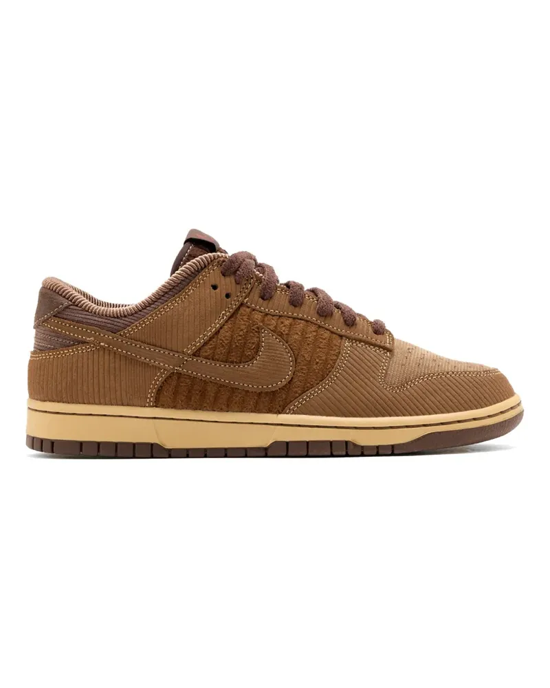 Nike Dunk Low Retro Premium Sneakers mit Logo - Braun Braun