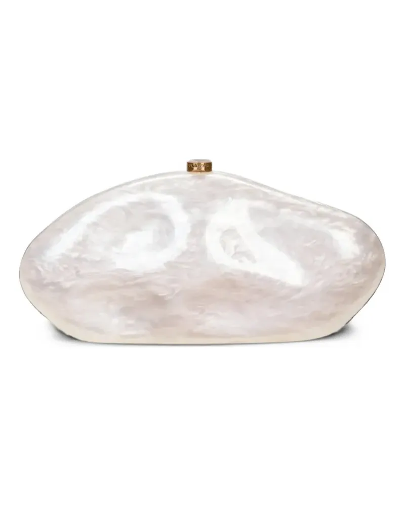 Cult Gaia The Caldera clutch bag - Nude Nude