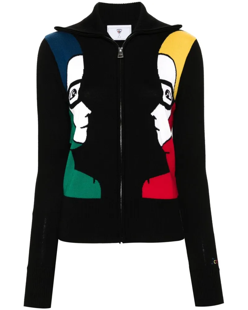 Rossignol x JCC Galina Cardigan mit Reißverschluss - Schwarz Schwarz