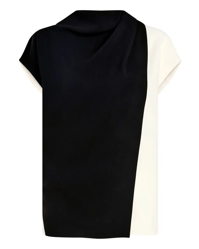 Proenza Schouler Elsa drape-detail blouse - Schwarz Schwarz