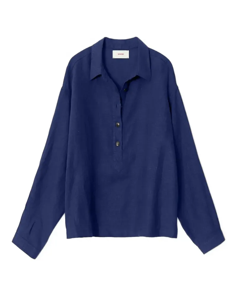 Xírena Booker button-cuff blouse - Blau Blau