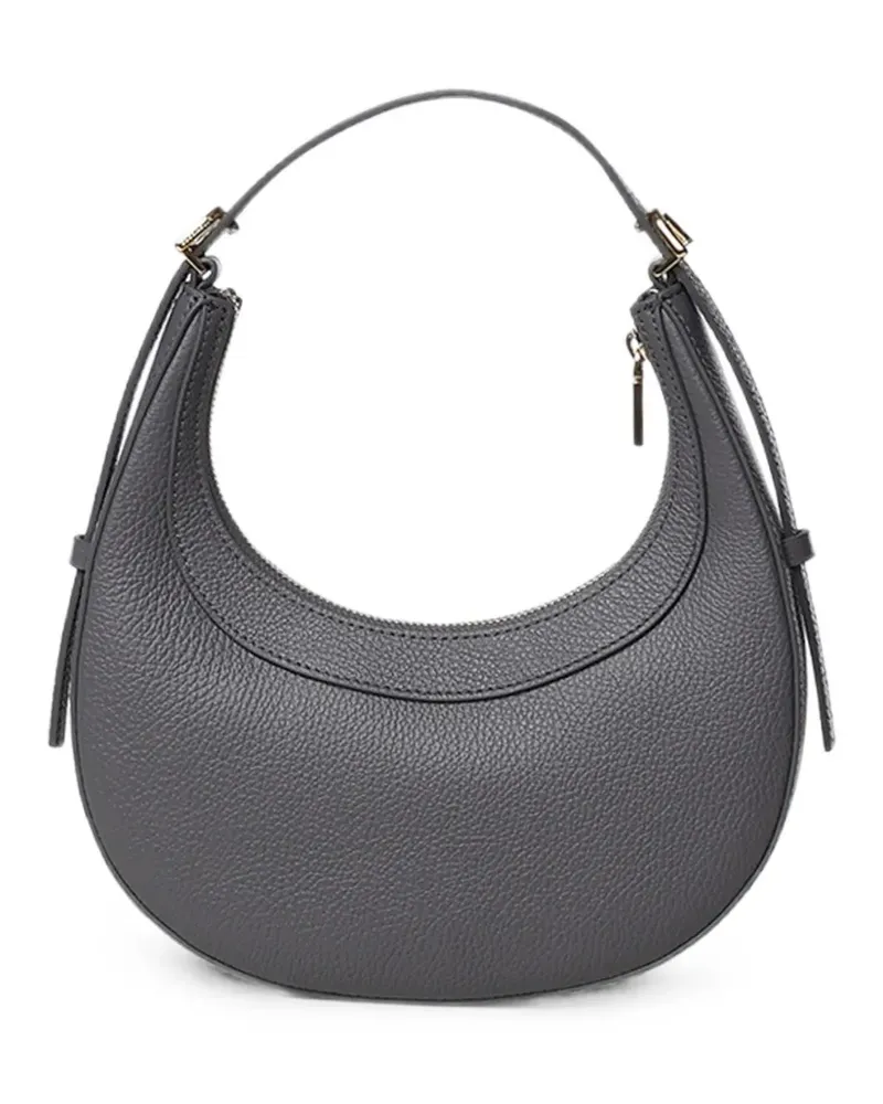 Coccinelle Tote Bag aus gekörntem Leder - Grau Grau