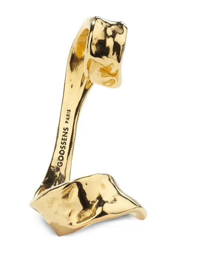 Goossens Paris Lutèce Ear Cuff mit Falten - Gold Gold