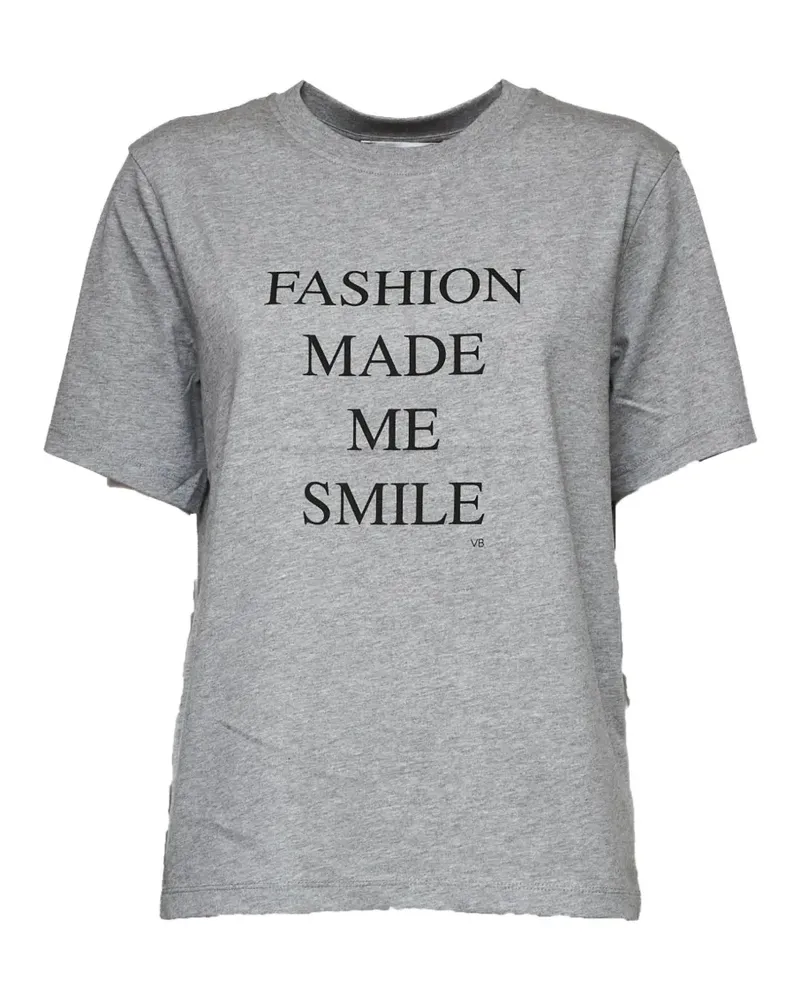 Victoria Beckham printed T-shirt - Grau Grau