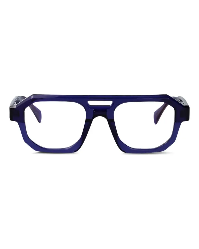 KUBORAUM Maske K33 geometric-frame glasses - Blau Blau