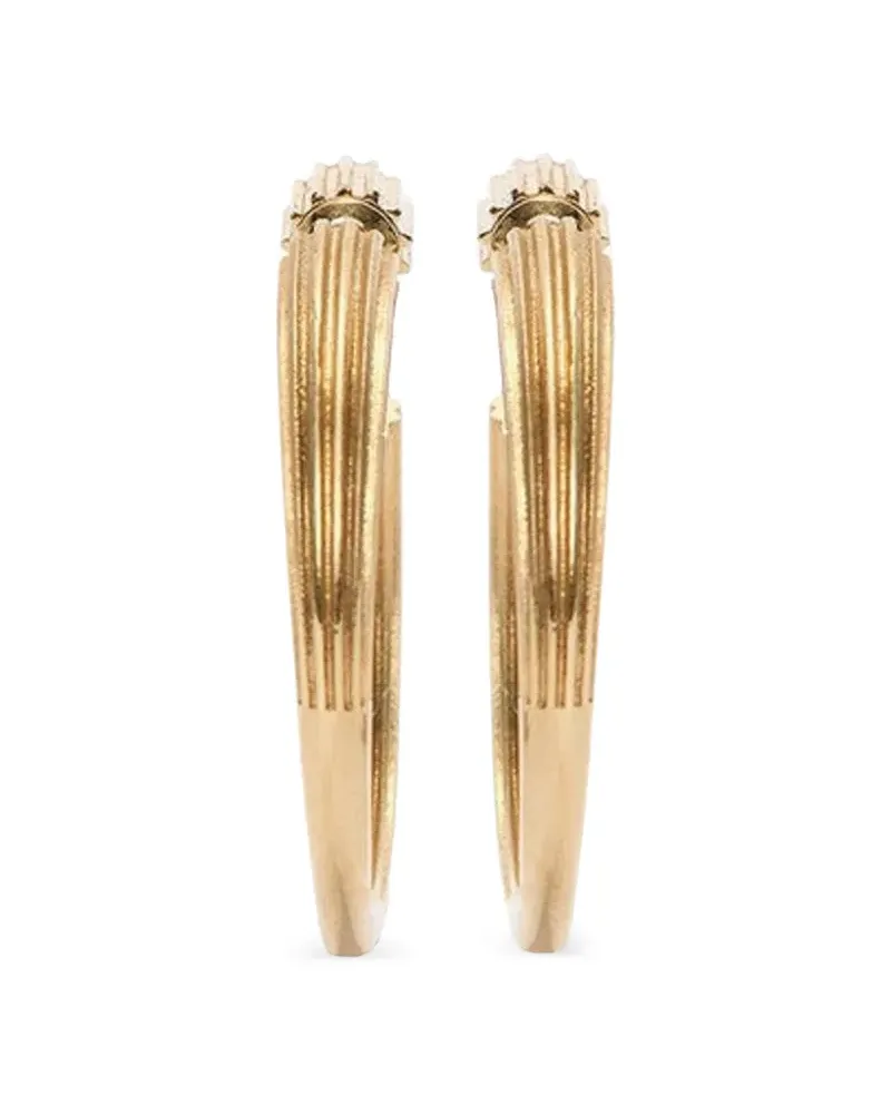 Victoria Beckham Creolen mit Manschettenknopf - Gold Gold