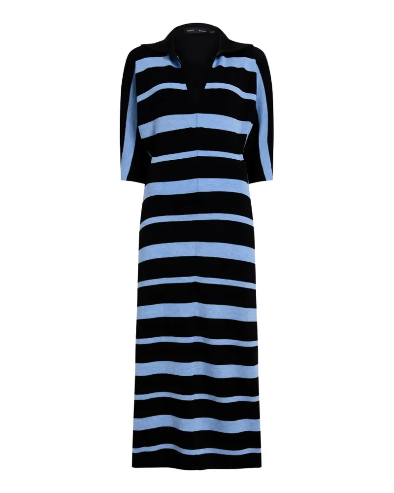 Proenza Schouler Solana Midikleid - Blau Blau