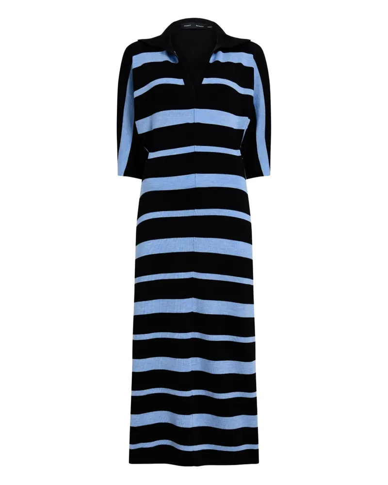 Proenza Schouler Solana Midikleid - Blau Blau