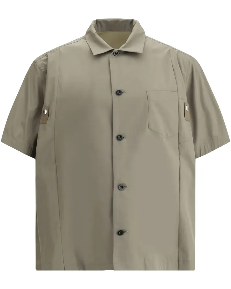 Sacai Asymmetrisches Hemd - Grün Grün
