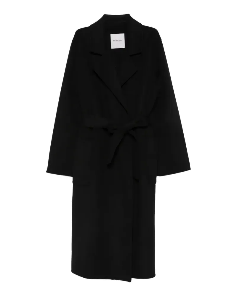 Ermanno Scervino Mantel mit fallendem Revers - Schwarz Schwarz