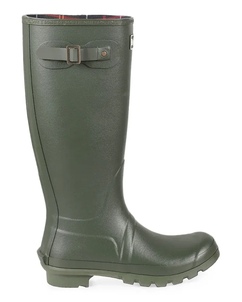 Barbour Bede Wellington buckle-detail boots - Grün Grün