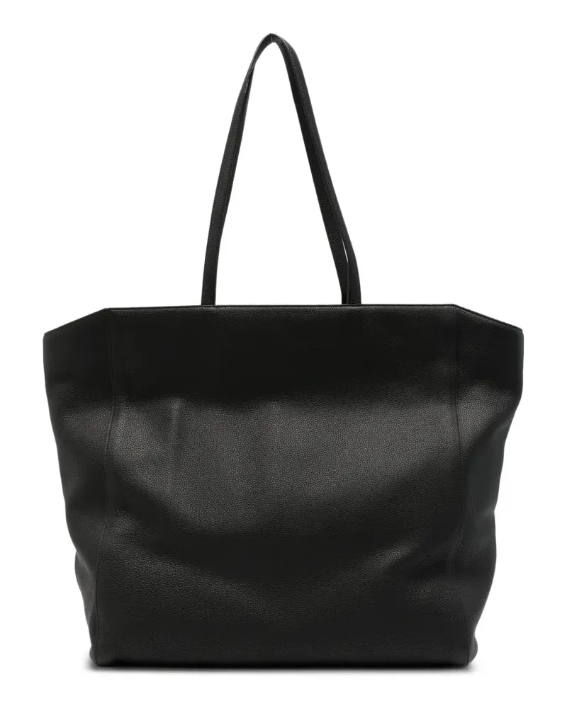 The Row Karolin Tote Bag aus gekörntem Leder - Schwarz Schwarz