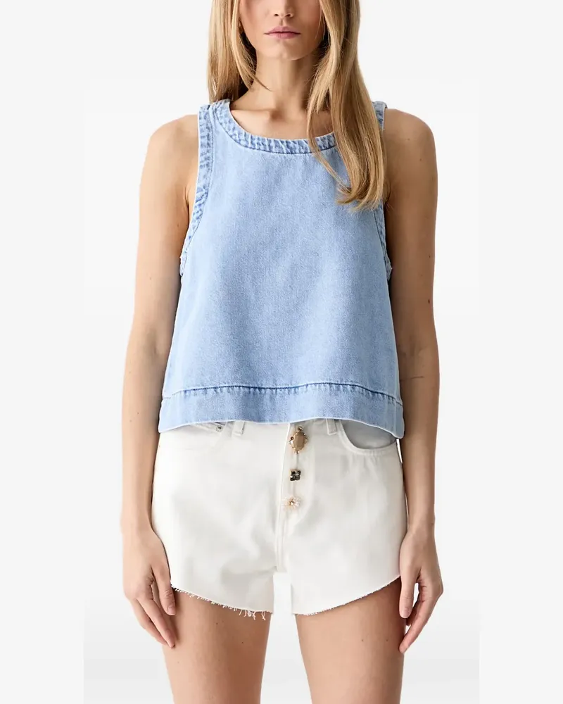 VICOLO sleeveless blouse - Blau Blau
