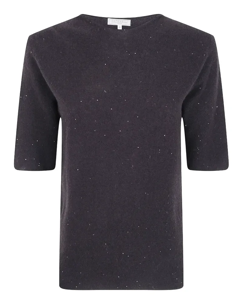 Antonelli Firenze Pullover mit Pailletten - Grau Grau