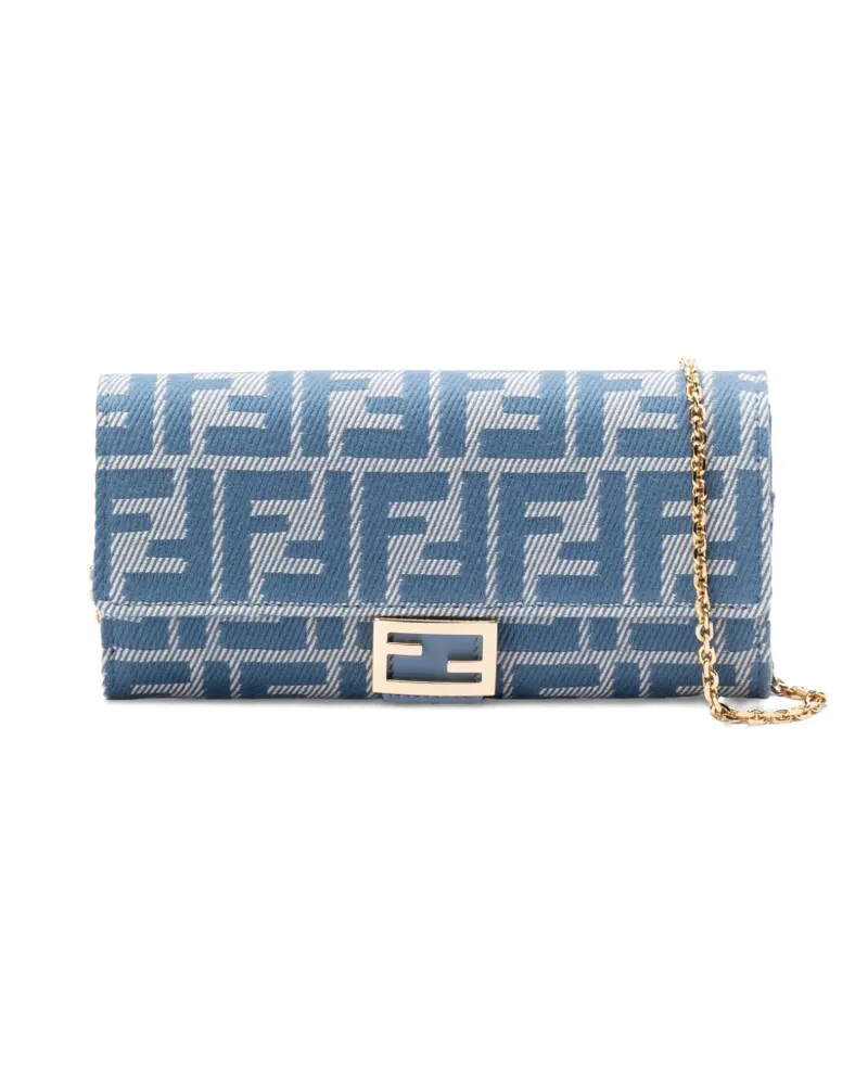 Fendi Baguette Portemonnaie - Blau Blau