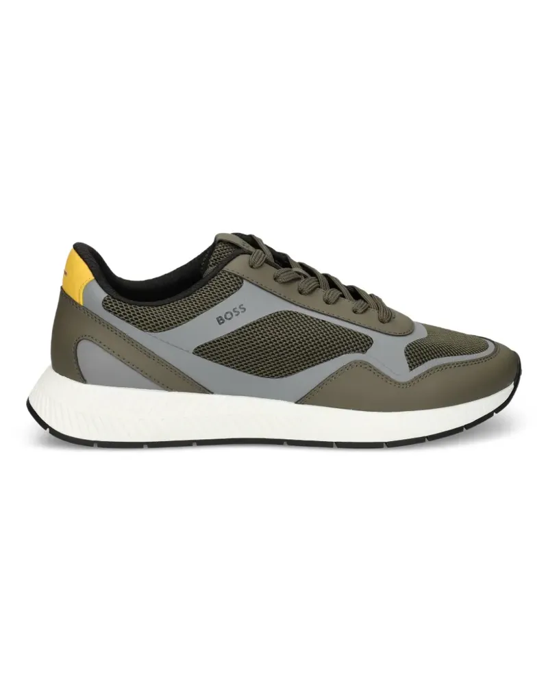 HUGO BOSS Sneakers mit Logo-Print - Grün Grün