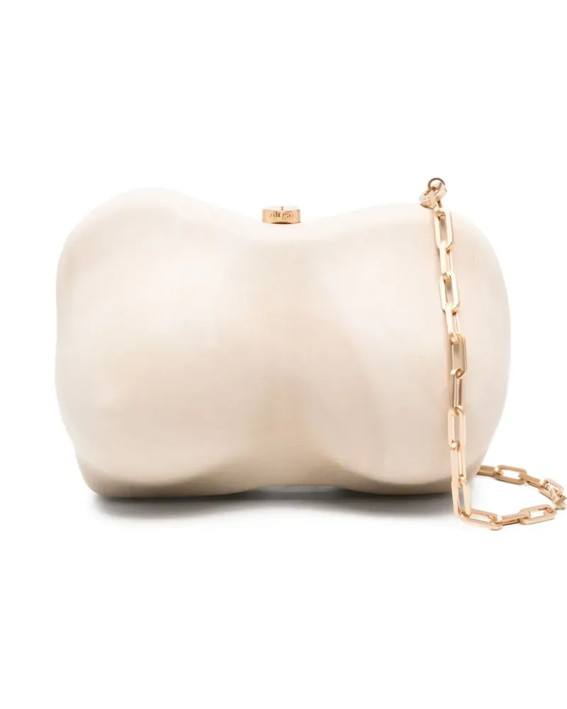 Cult Gaia Skulpturale Reina Mini-Tasche - Nude Nude