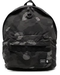 BAPE Rucksack Grau