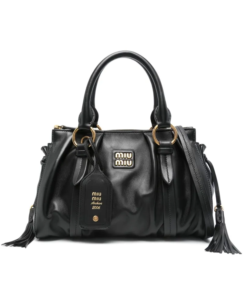 Miu Miu Joie Tote Bag - Schwarz Schwarz