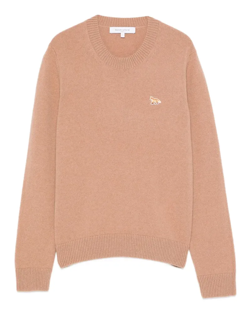 Kitsuné Pullover mit Fuchs-Stickerei - Braun Braun