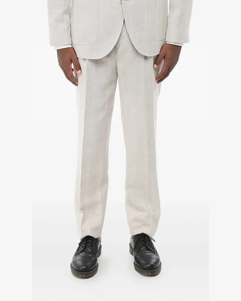 Brunello Cucinelli Hose mit Bundfalten - Nude Nude