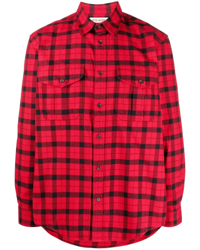 Filson Hemd mit Karomuster - Rot Rot