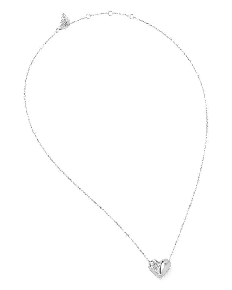 Guess heart-pendant necklace - Silber Silber