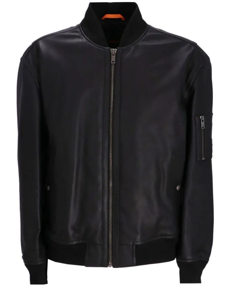 HUGO BOSS Klassische Bomberjacke - Schwarz Schwarz