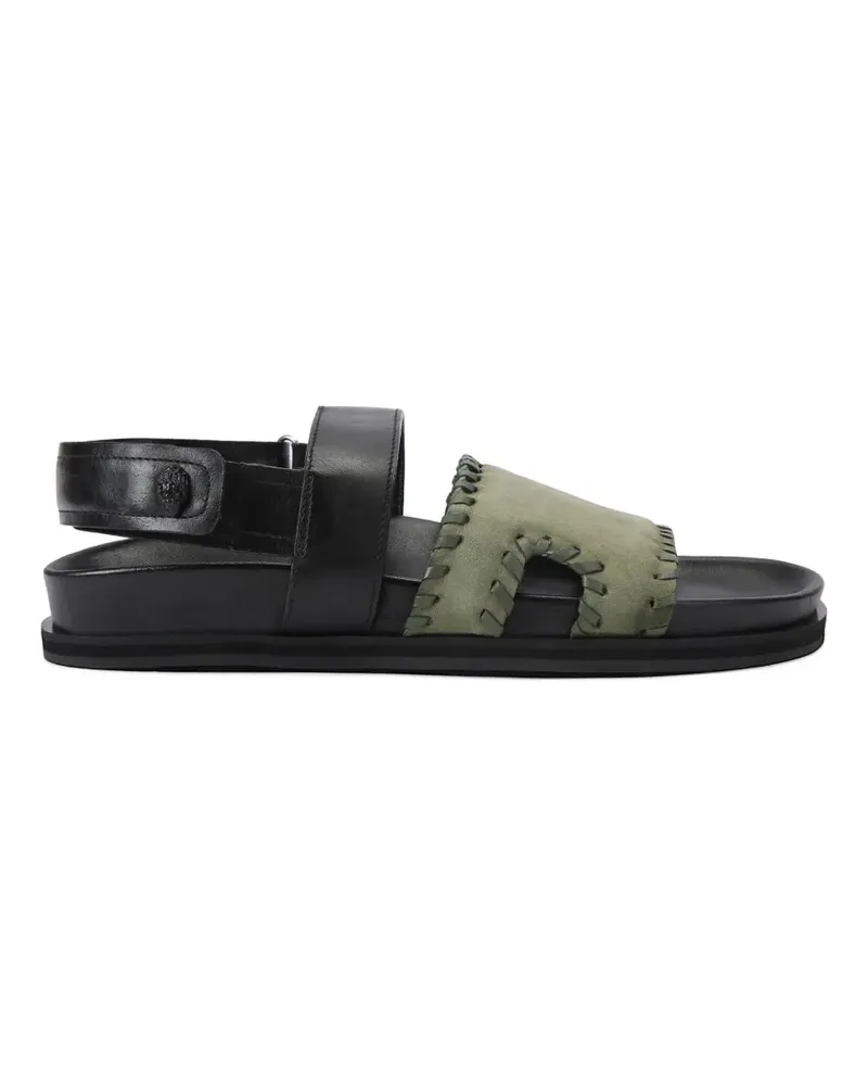 Kurt Geiger Sandalen mit Ziernähten - Schwarz Schwarz
