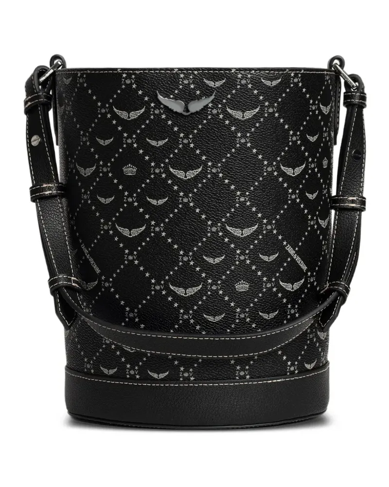 Zadig & Voltaire Fischerhut mit Logo-Print - Schwarz Schwarz