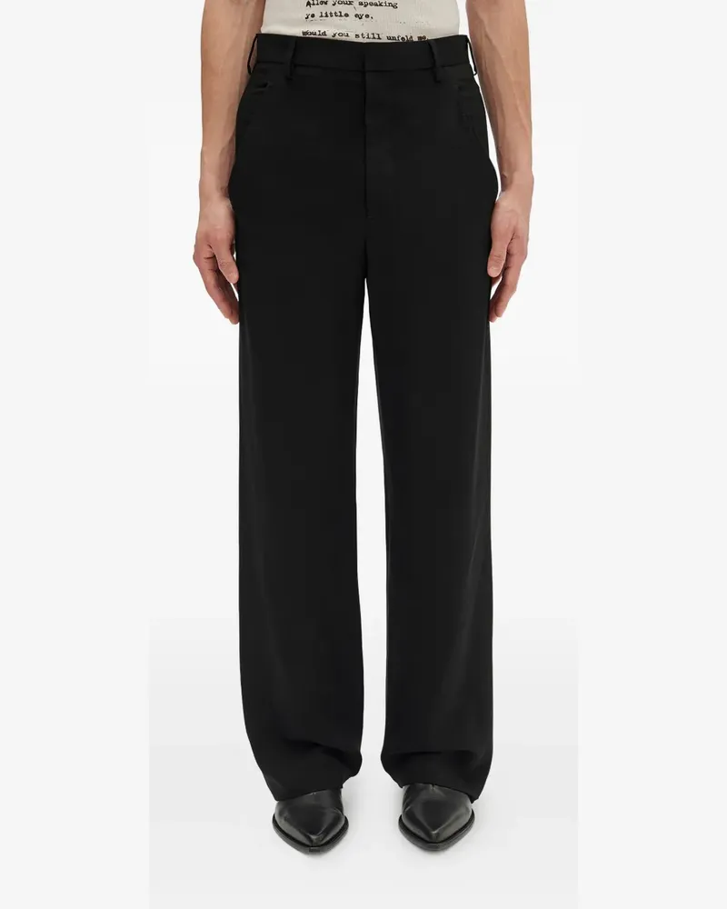 Ann Demeulemeester pocketed pants - Schwarz Schwarz