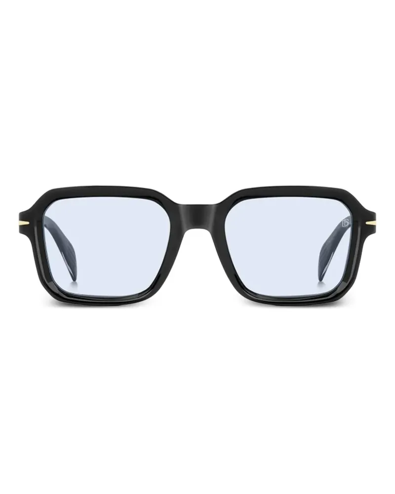 EYEWEAR by DAVID BECKHAM Sonnenbrille mit eckigem Gestell - Schwarz Schwarz