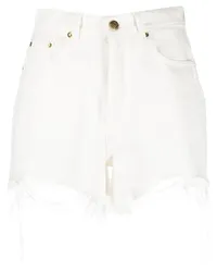 Golden Goose Shorts mit hohem Bund Weiß