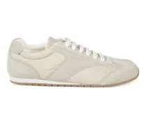 Sneakers mit Logo-Detail - Nude