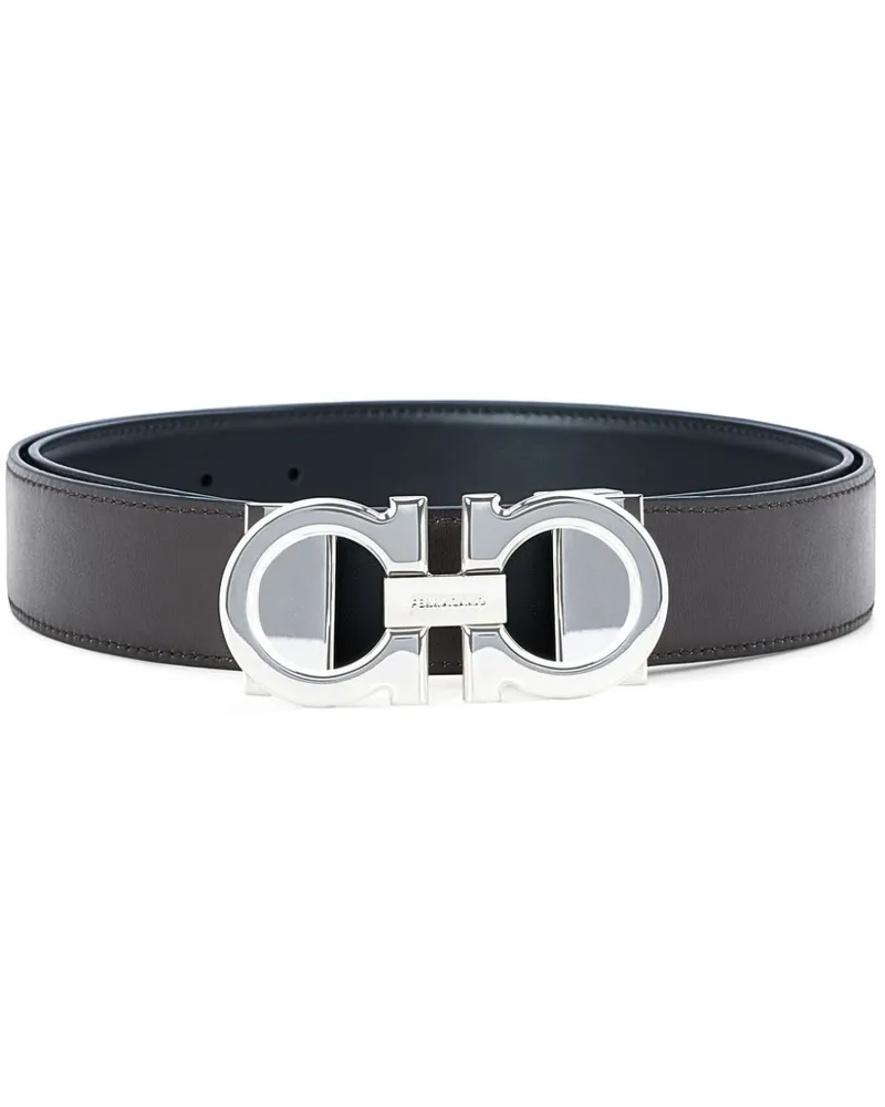 Ferragamo Wendbarer Gürtel - Schwarz Schwarz