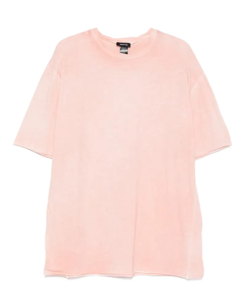 Avant Toi T-Shirt mit rundem Ausschnitt - Rosa Rosa