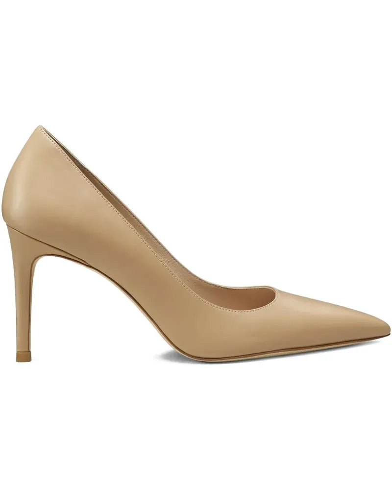 Stuart Weitzman pointed-toe stiletto pumps - Nude Nude