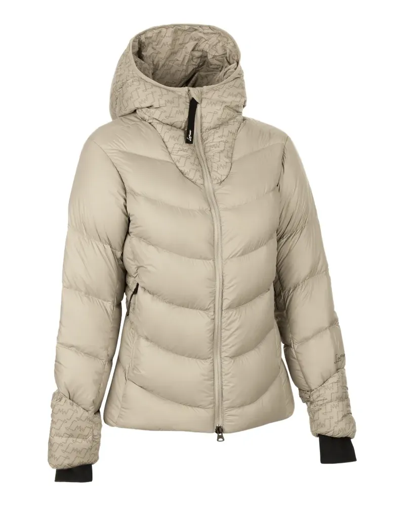 LaMunt Bianca quilted hooded jacket - Nude Nude