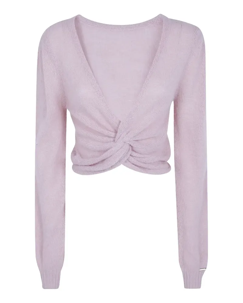 Twin-Set dual-use knit shrug with criss-cross - Rosa Rosa