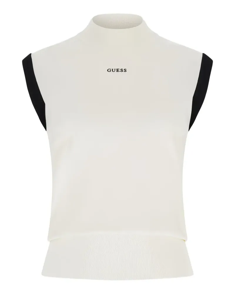 Guess Trägershirt mit Kontrastdetails - Nude Nude
