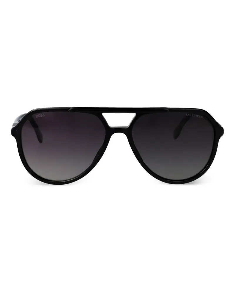 HUGO BOSS pilot-frame sunglasses - Schwarz Schwarz