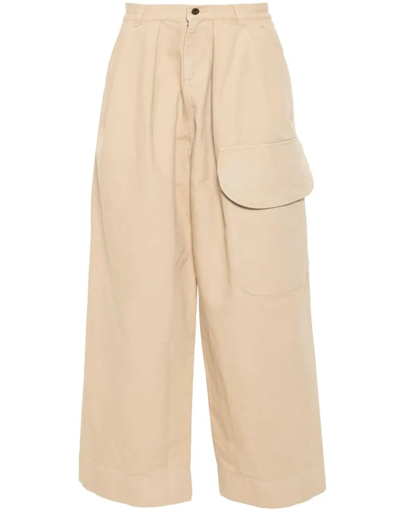 J.W.Anderson Cargohose mit Oversized-Tasche Nude