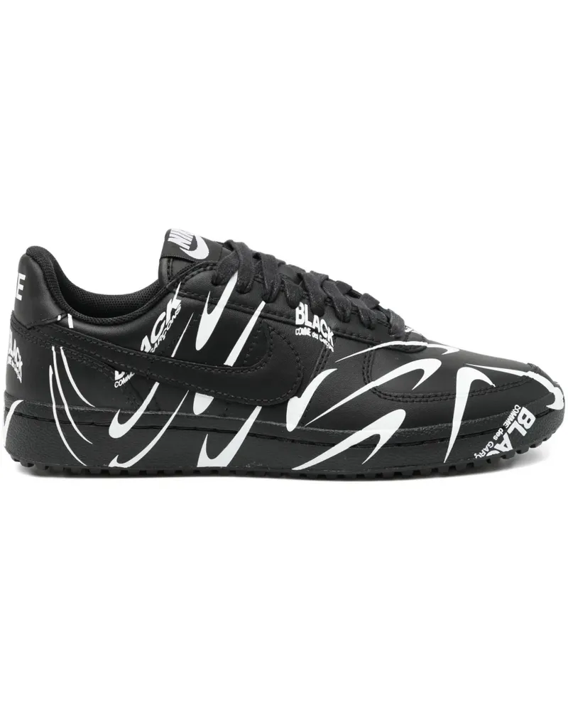 Comme des Garçons x Nike Field General '82 Sneakers - Schwarz Schwarz