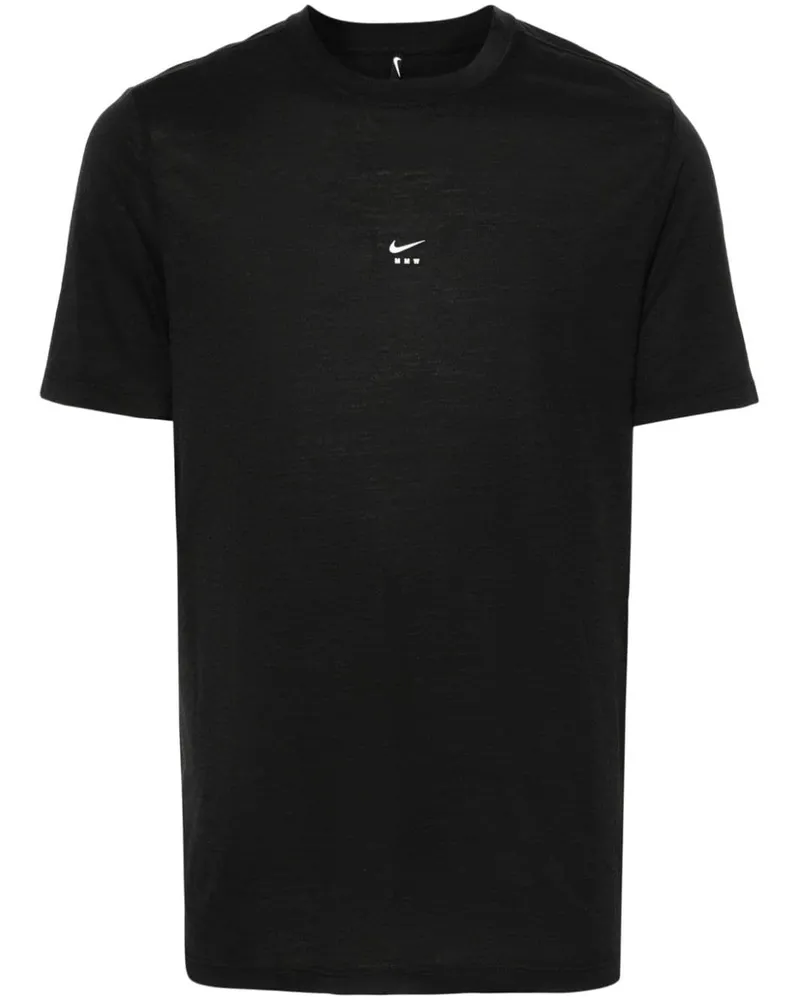 Nike x MMW T-Shirt mit Logo-Print Schwarz