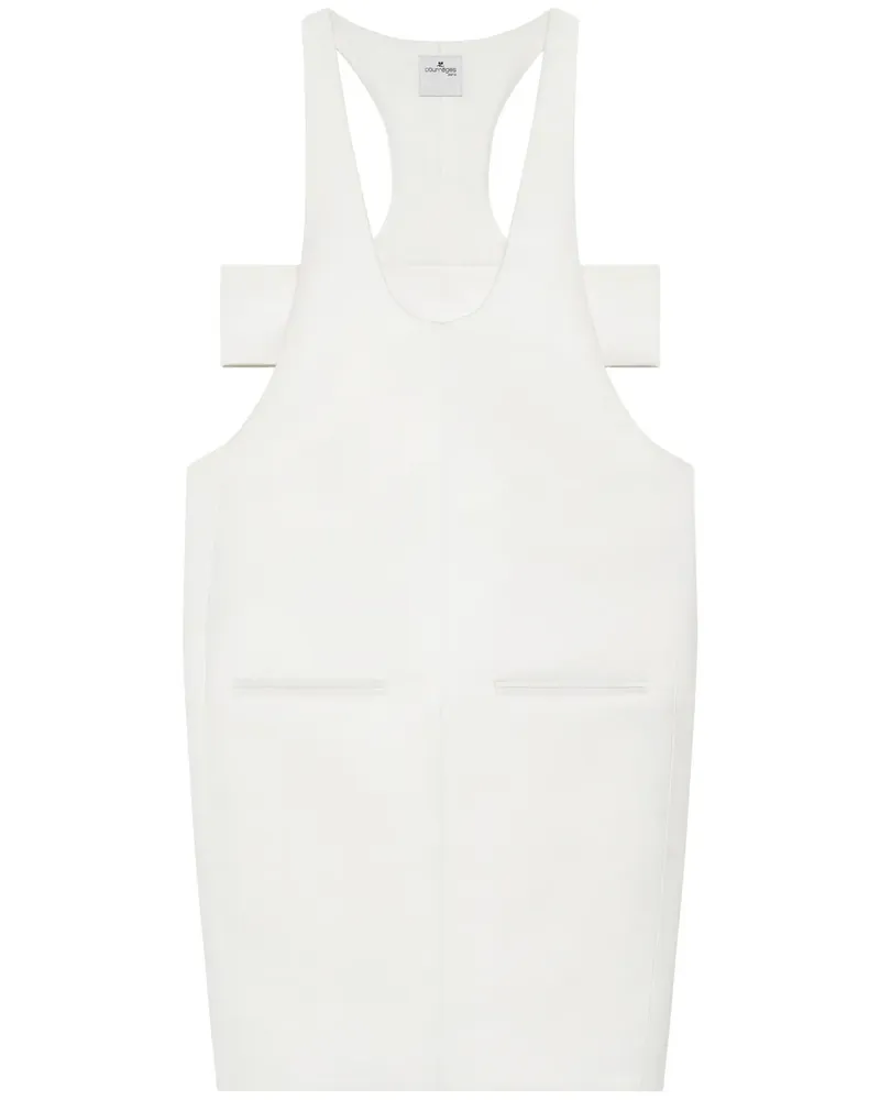 Courrèges Infinity Midikleid - Weiß Weiß