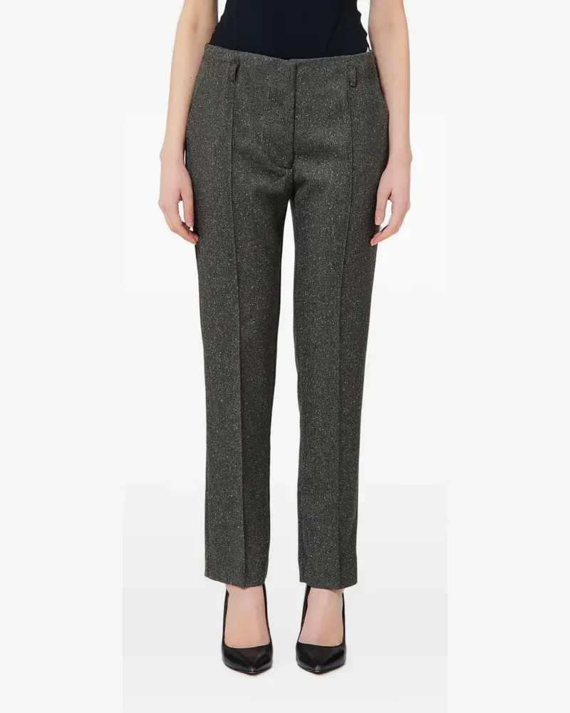 Liu Jo pressed-crease tailored trousers - Grau Grau