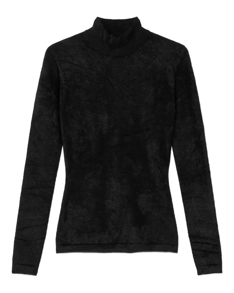Versace Verzierter Pullover mit Stehkragen - Schwarz Schwarz